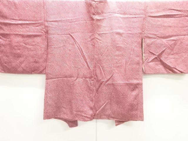 小紋着物 錦紗 正絹 枝梅柄 グレー アンティーク A-2113 sb14482_1.jpg